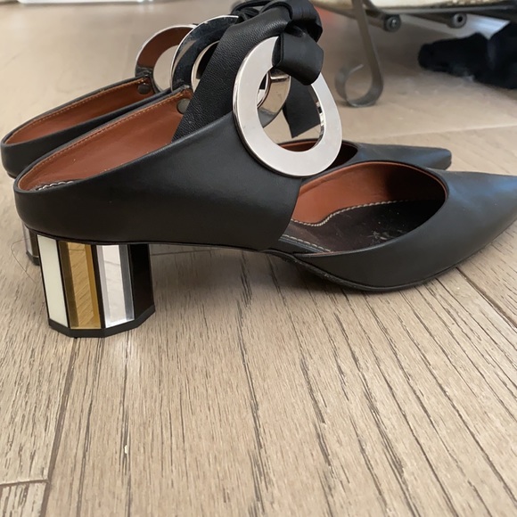 Proenza schouler - grommet block heel mules - Picture 2 of 3